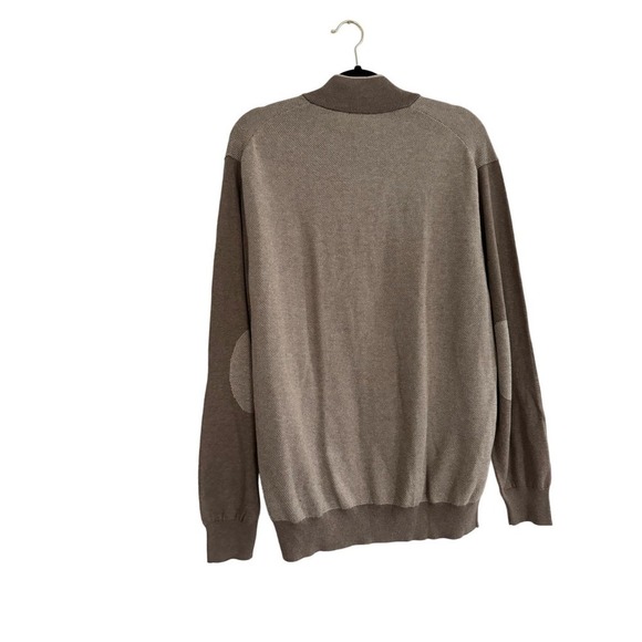 NWT Joseph Jos A Banks 1/4 Zip Pull Over Sweater Cotton & Cashmere Size XL - Picture 5 of 5